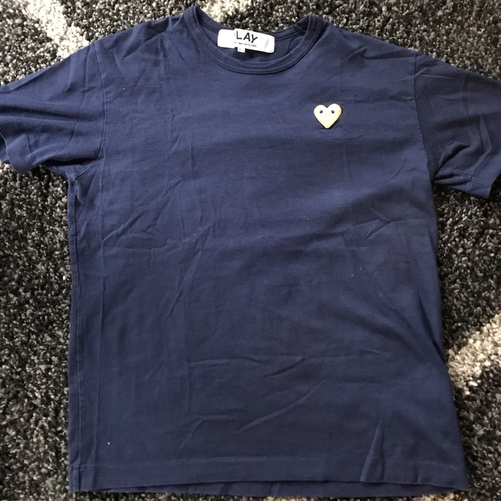 Comme des Garcons Gold heart tee men’s size XL